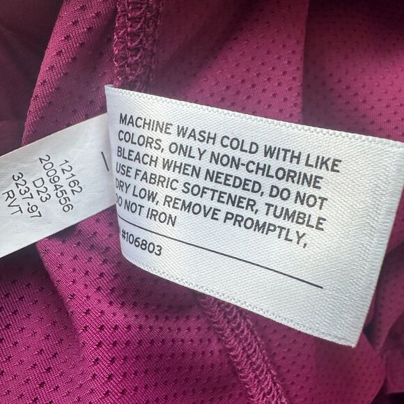 Duluth Trading Co Womens 24W Skort Dry On The Fly Nylon Magenta Plum Pockets - Picture 6 of 6